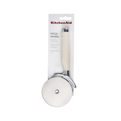 KitchenAid Pizza Cutter and Slicer, Pizza Oven Accessories, Durable and Easy to Clean Almond Cream