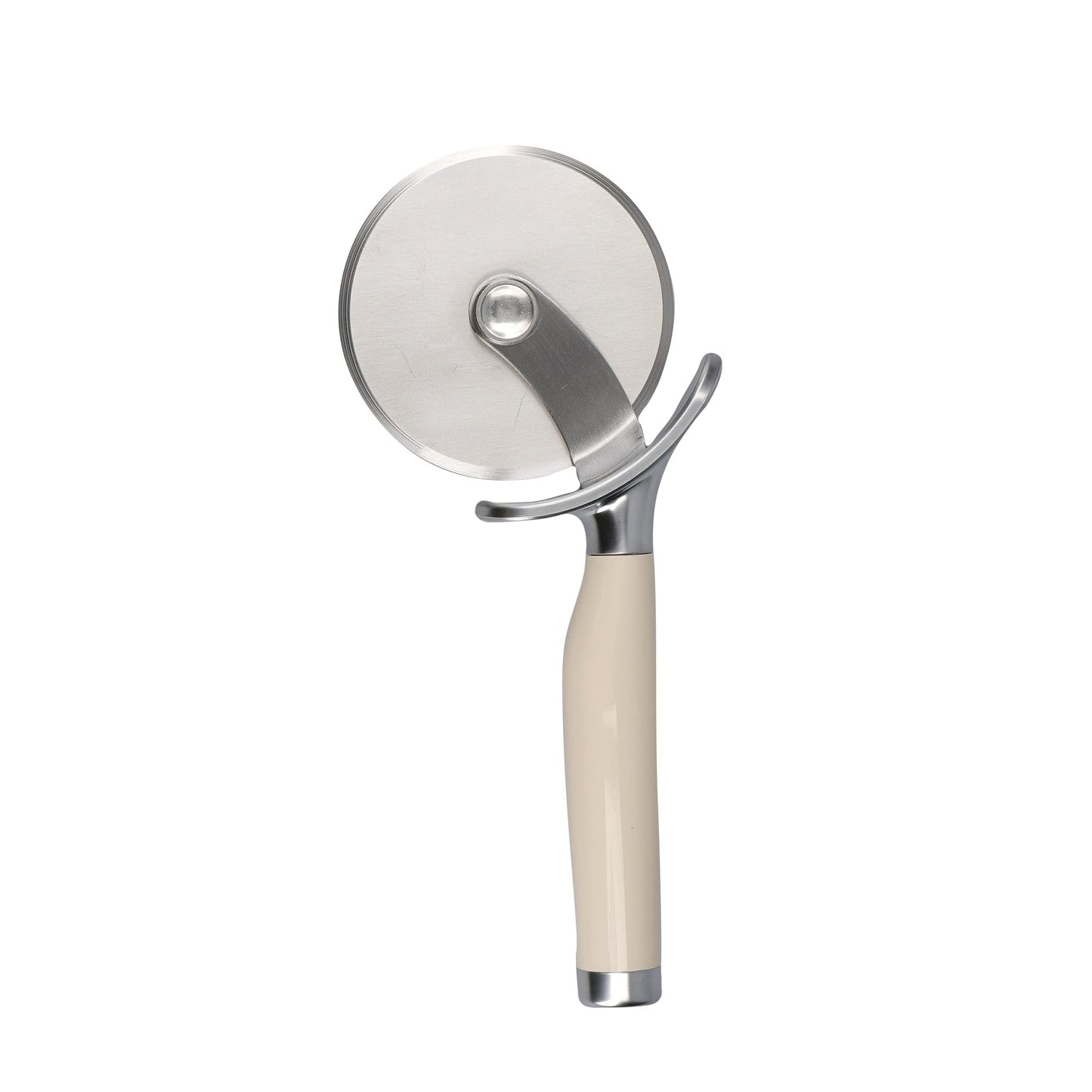 KitchenAid Pizza Cutter and Slicer, Pizza Oven Accessories, Durable and Easy to Clean Almond Cream