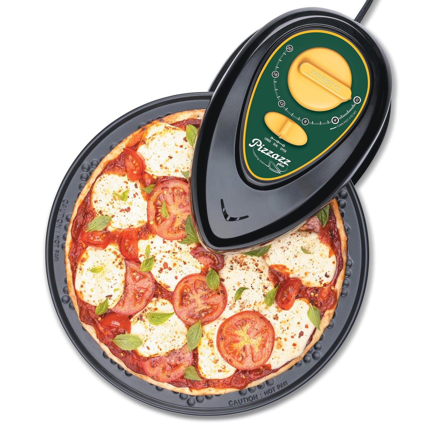 Presto 03430 Pizzazz Plus Rotating Oven, Black